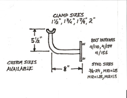 Single Clamp Spare Tire Mount - Spare Tire Mounts