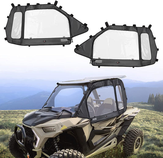 Soft Cab Enclosure Upper Windows for 2014 + Polaris RZR XP 1000/Turbo