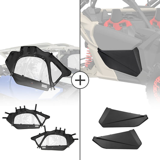 Soft Cab Enclosures and Lower Doors for Can-Am Maverick X3