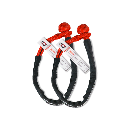 Soft Shackle 1/4’’ x 24’’ with sleeve and bag (Set of 2 Shackles) (Lifetime Warranty) - Kinetic rope