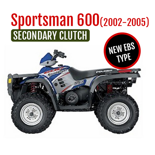 SPORTSMAN 600 (2002-2005) SECONDARY CLUTCH- UPGRADE TO TIED TYPE EBS
