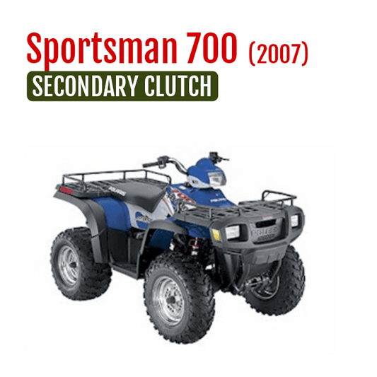 SPORTSMAN 700 (2007) SECONDARY CLUTCH TIED UPGRADE EBS