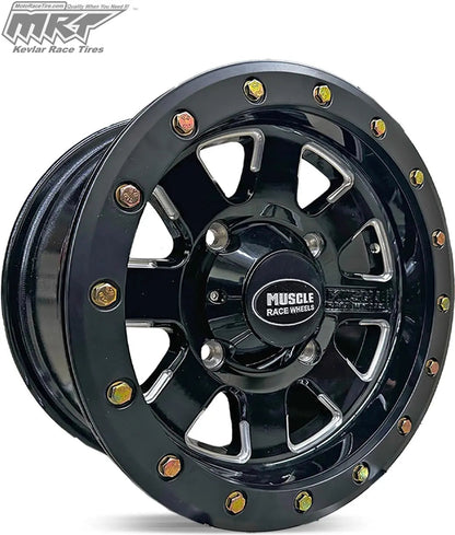 Stryke UTV Wheel - SATIN BLACK 4X137 - UTV/ATV Wheels