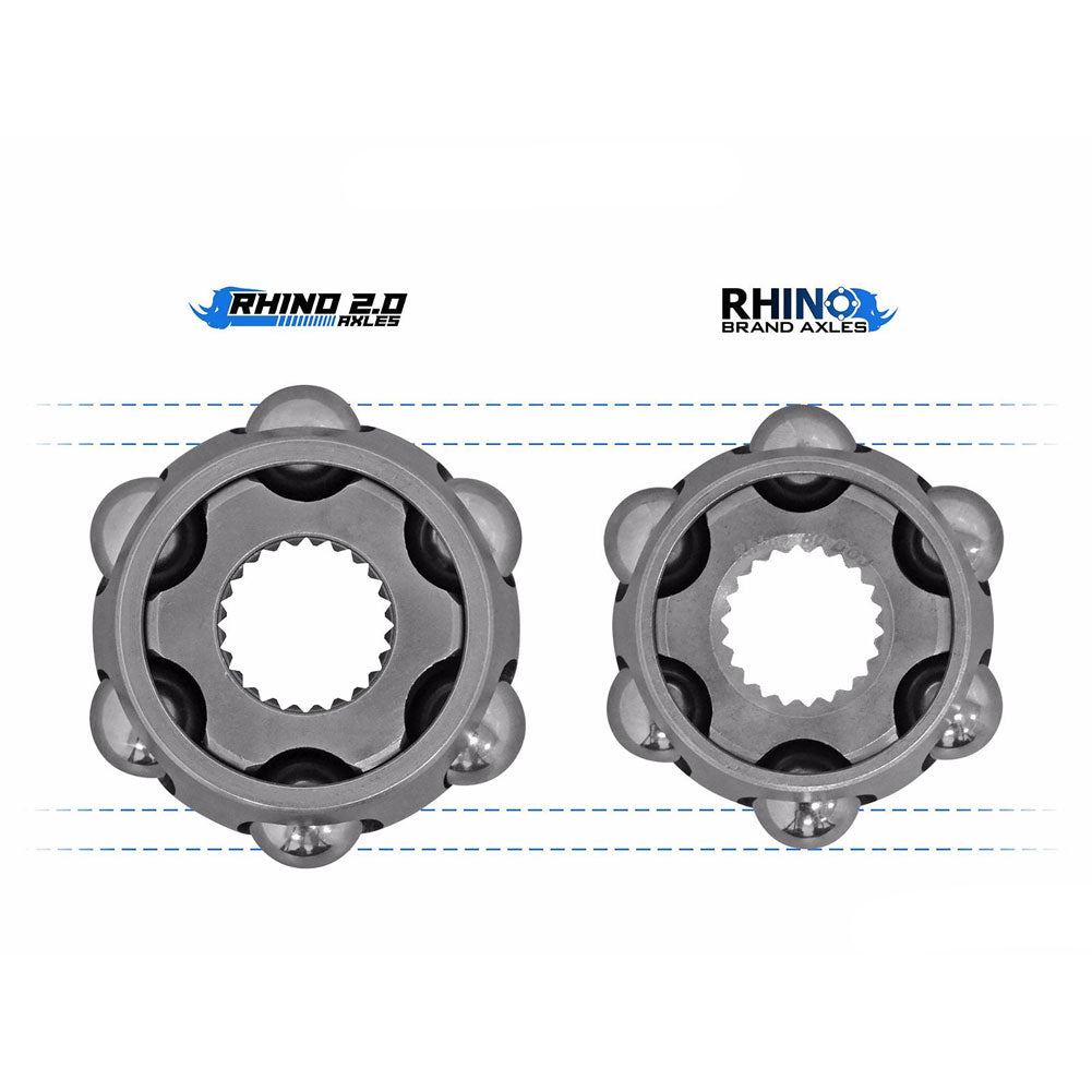 SuperATV Rhino 2.0 Heavy Duty Axle Rear Left