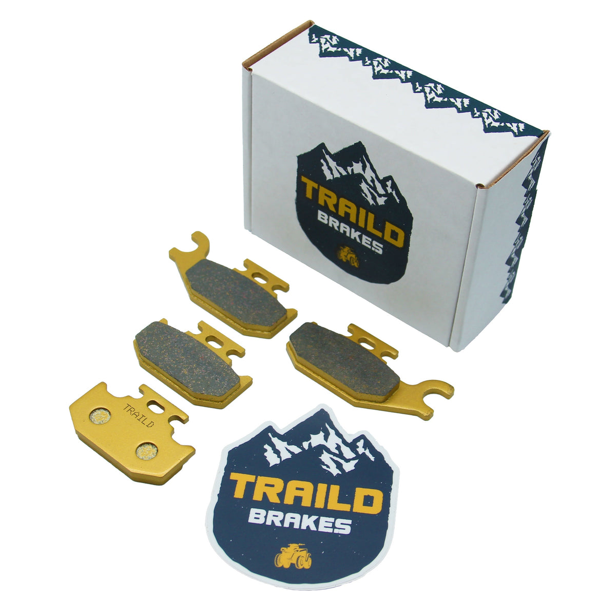 Suzuki King Quad LTA/LTF 400/450/500/700/750 2005-2026 Ceramic Brake Pad Set - Vehicle Parts & Accessories