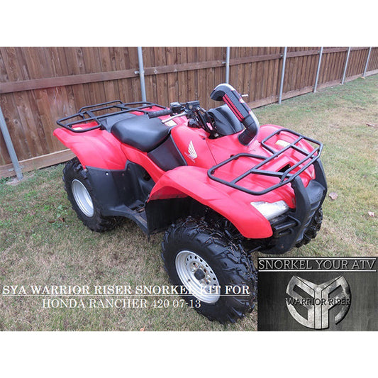 SYA Warrior Riser Snorkel kit for Honda Rancher 420 2007 - 2013 - Snorkel Kits