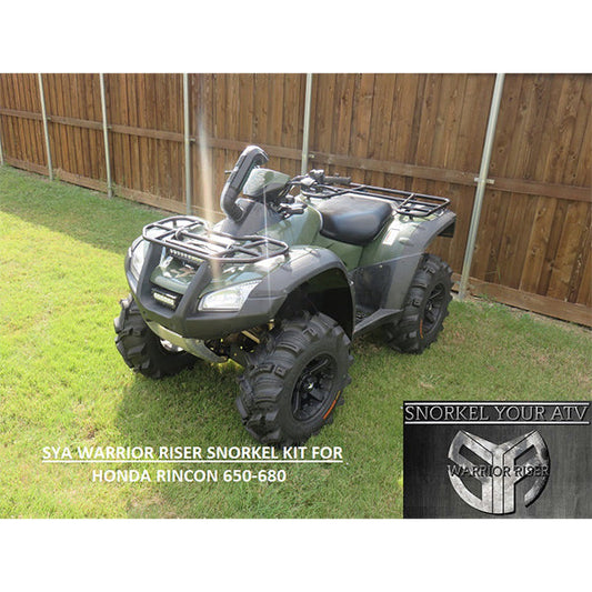 SYA Warrior Riser Snorkel kit for Honda Rincon 650 675 680 - Snorkel Kits