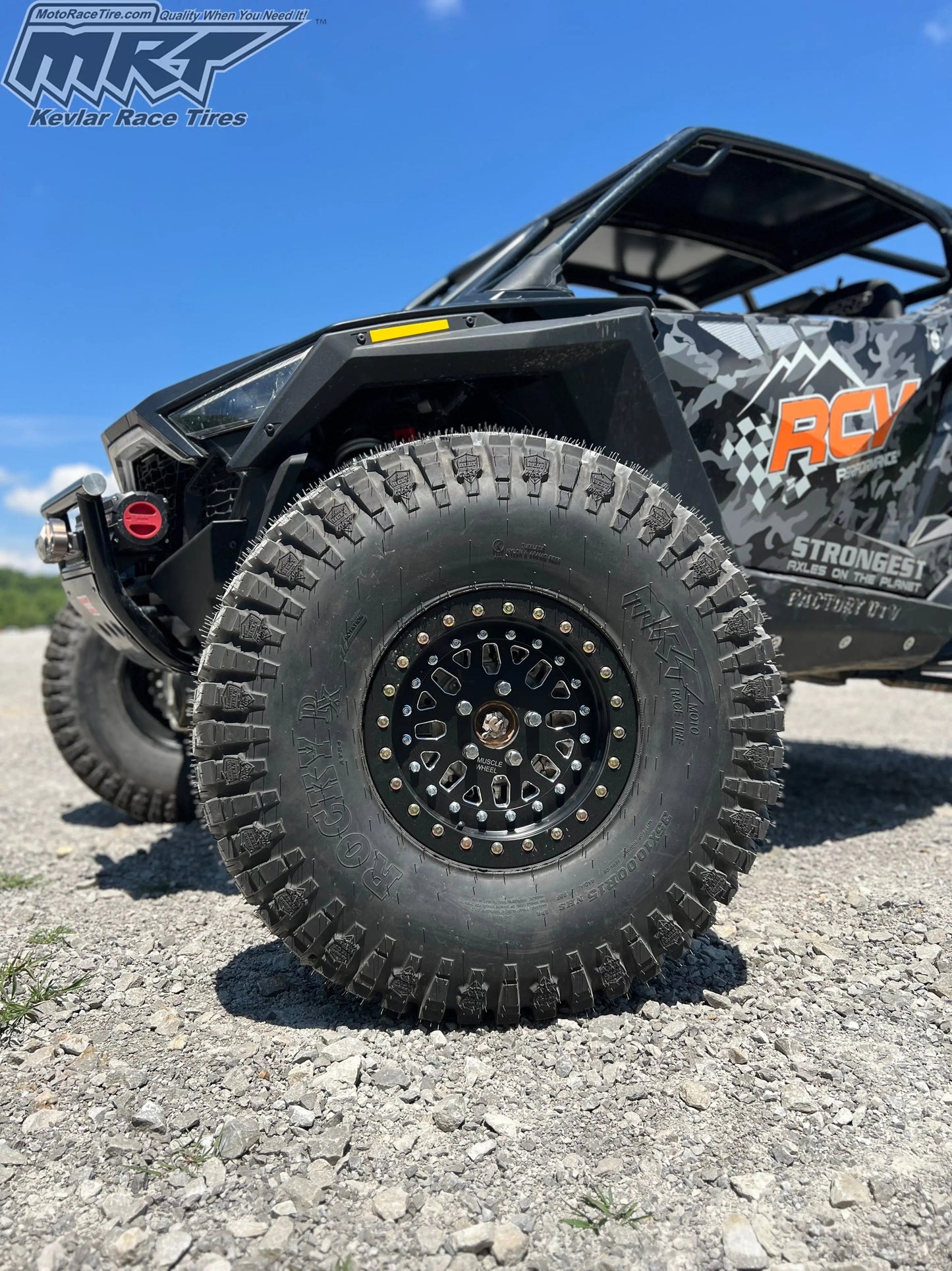 Tail Gunner UTV Wheel - Beadlock | 15x7 / 5x114.3 | 68mm | 32mm | 4 + 3 | Black - UTV/ATV Wheels