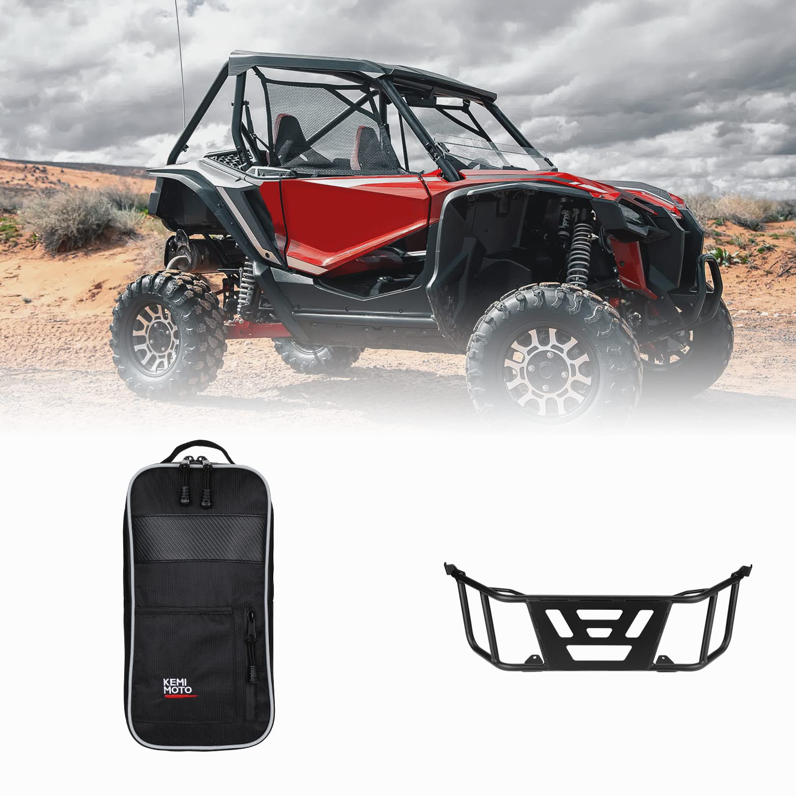 Tailgate Extender & Storage Bag Center Bag Fit Talon 1000r 1000x 1000x-4