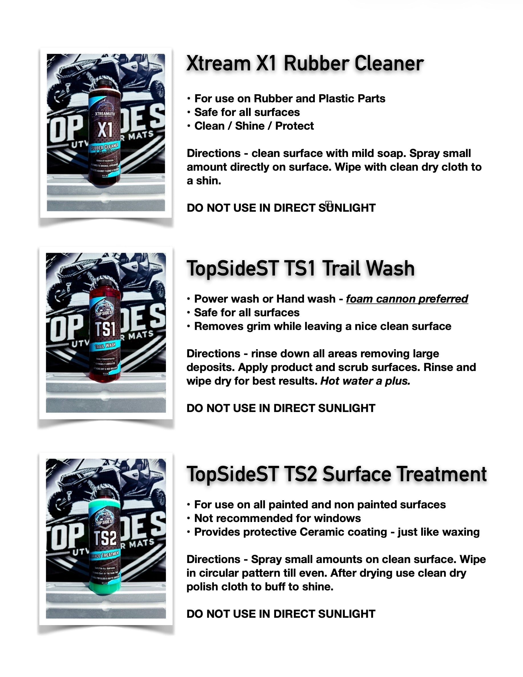TopSideST TS2 Surface Treatment - Cleaning Supplies