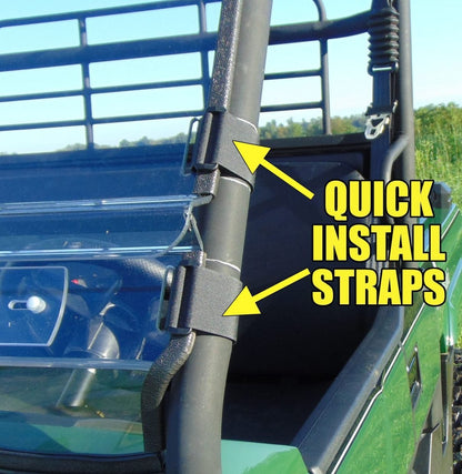 Tracker Off Road 500S - 2-Piece Scratch-Resistant Windshield - Windshields