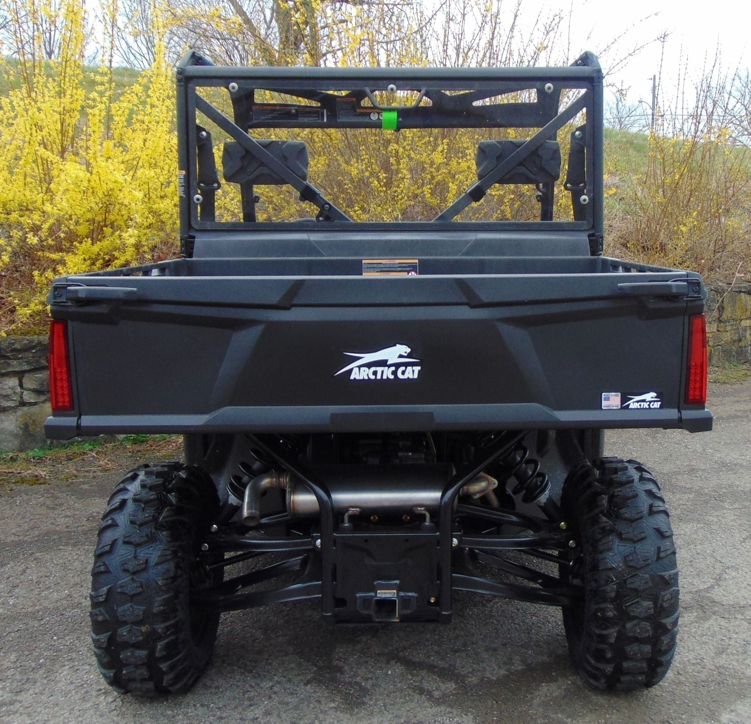 Tracker Off Road 800SX - 1-Piece Lexan Back Panel - Back Panel