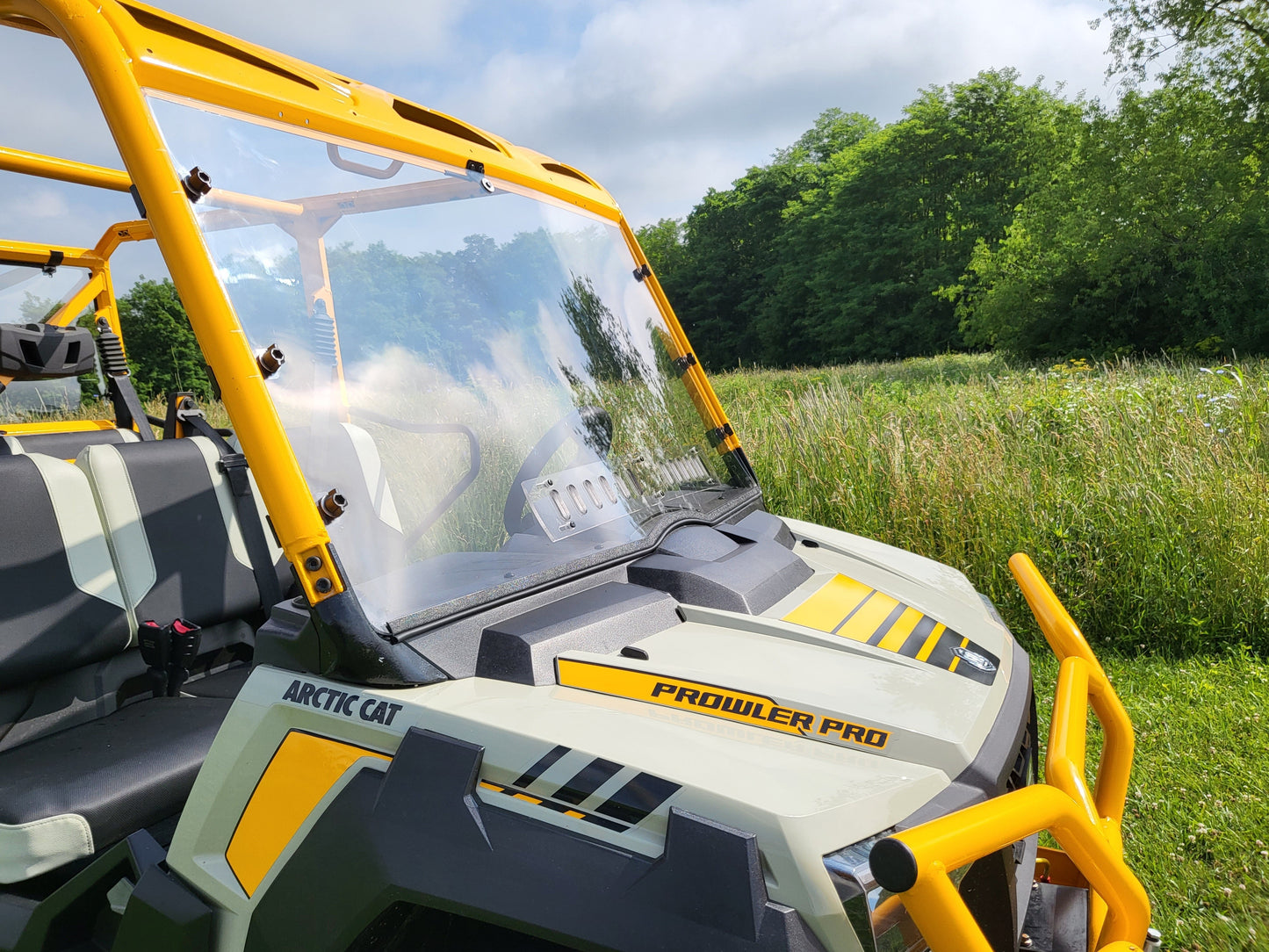 Tracker Off Road 800SX Crew - 1 Pc Scratch-Resistant Windshield - Windshields