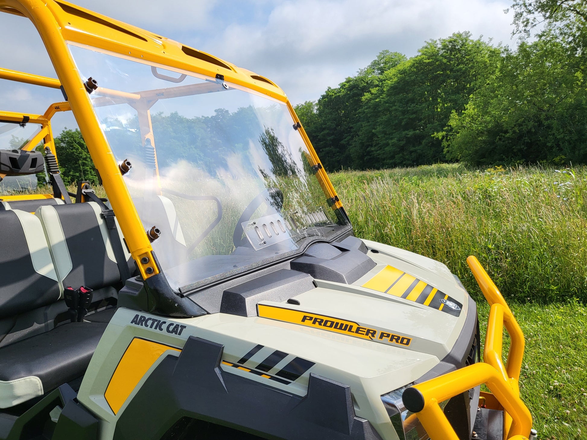 Tracker Off Road 800SX Crew - 1 Pc Scratch-Resistant Windshield - Windshields