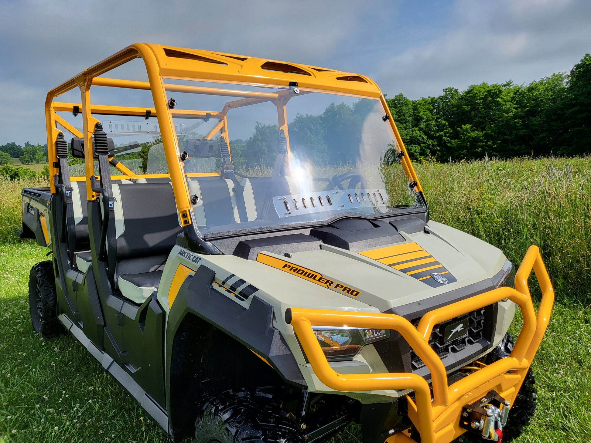 Tracker Off Road 800SX Crew - 1 Pc Scratch-Resistant Windshield - Windshields