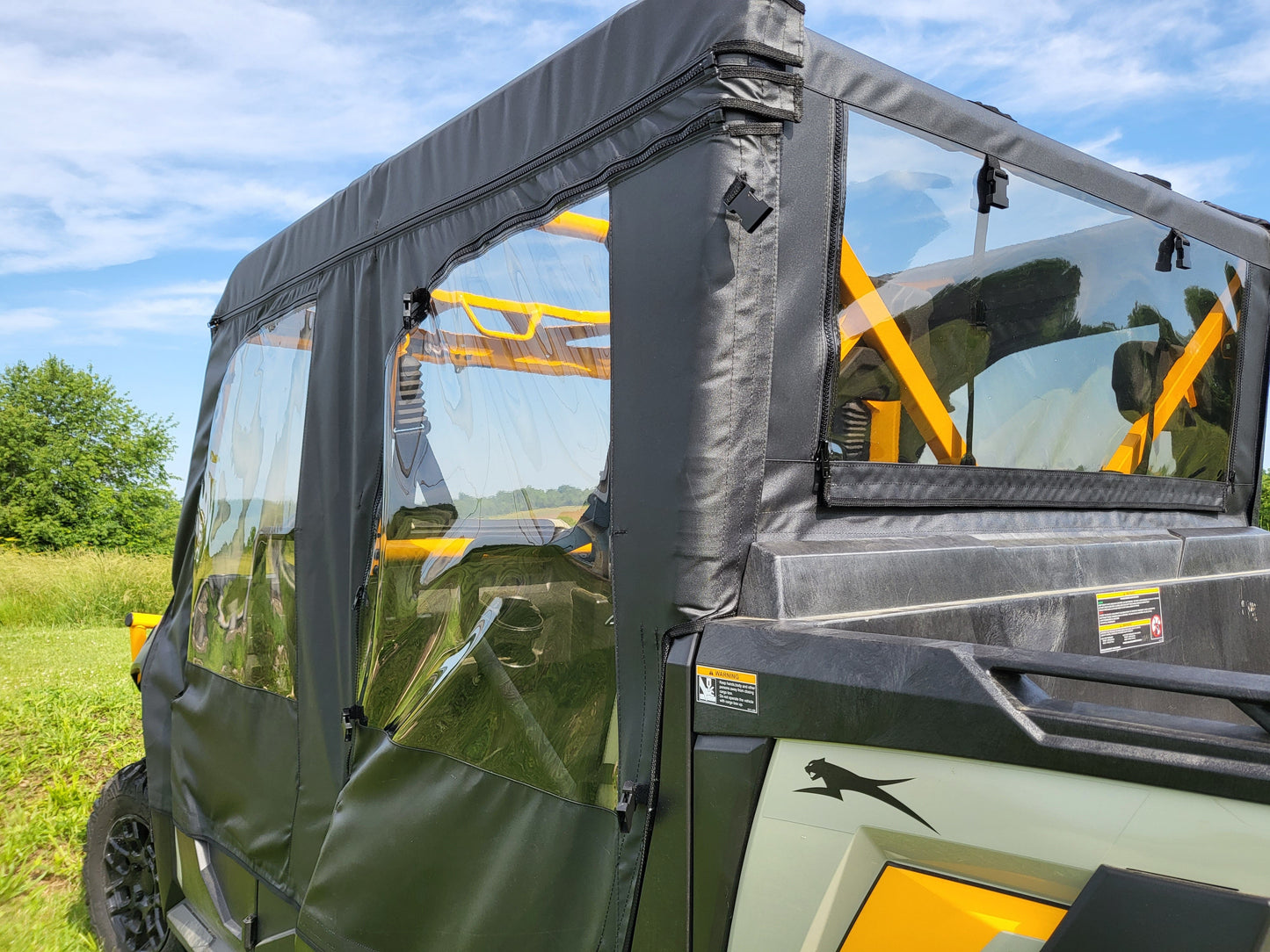 Tracker Off Road 800SX Crew - Door/Rear Window Combo (Upper Doors) - Upper Door/Back Panel