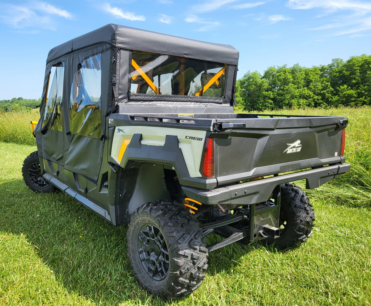 Tracker Off Road 800SX Crew - Full Cab Enclosure for Hard Windshield (Upper Doors) - Full Cab Enclosure