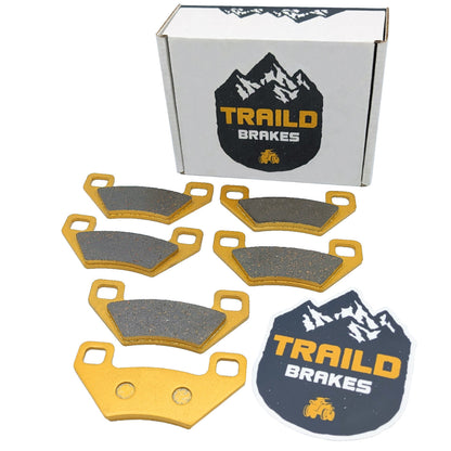 Tracker Off Road ATV 600/450 2022-2025 Ceramic Brake Pad Set - Vehicle Parts & Accessories
