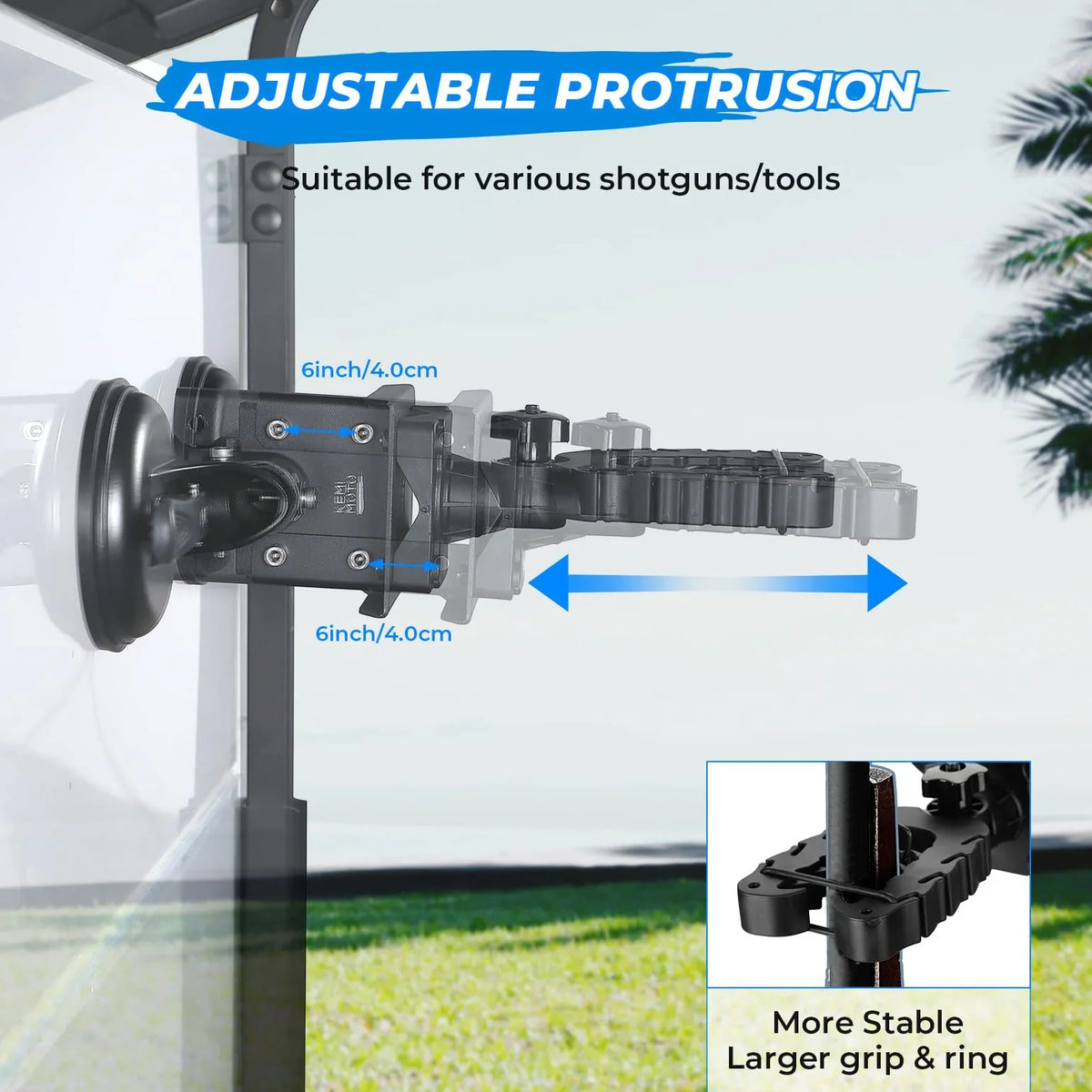 Gun Rack For Tractor Rops Tractor Gun Holder Rack for Glass Windshield - Offroad – Offroad Xperts LLC