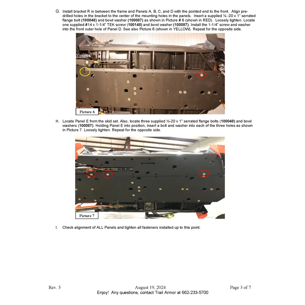 Trail Armor 2014 - 2023 RZR 4 XP 1000 (Standard Sport Premium Ultimate Highlifter) 2016 - 2021 RZR 4 XP Turbo 2019