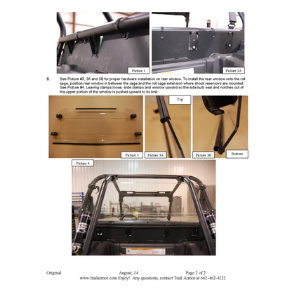 Trail Armor 2014 - 2023 RZR XP 1000 (Standard Sport Premium Ultimate Desert Edition Trails and Rocks) and 2016 - 2021