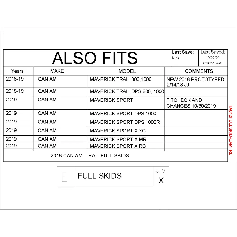 Trail Armor 2018 - 2019 Can Am Maverick Trail 800/1000 Maverick Trail DPS 800/1000 2019 Maverick Sport Maverick Sport