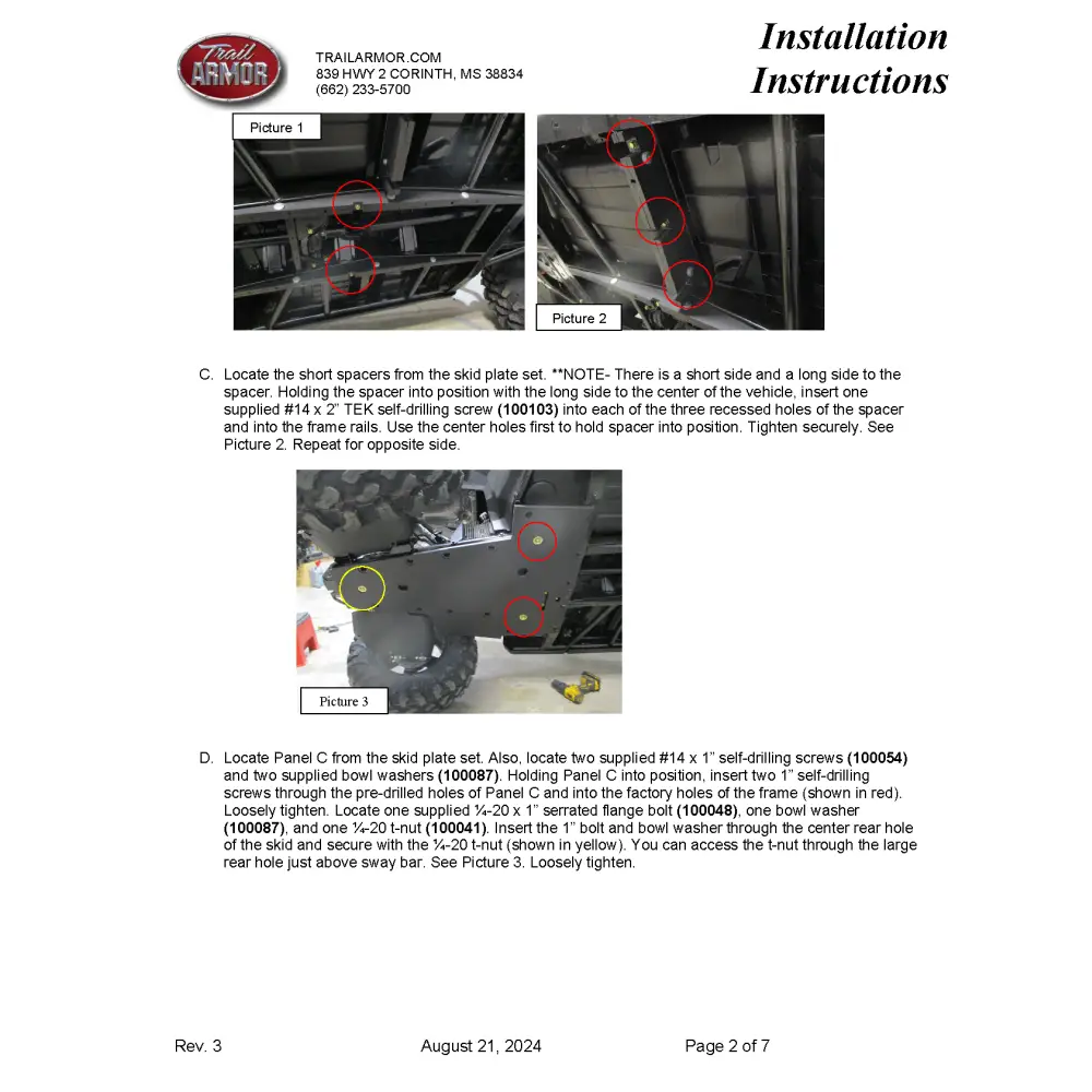 Trail Armor 2018 - 2019 Can Am Maverick Trail 800/1000 Maverick Trail DPS 800/1000 2019 Maverick Sport Maverick Sport
