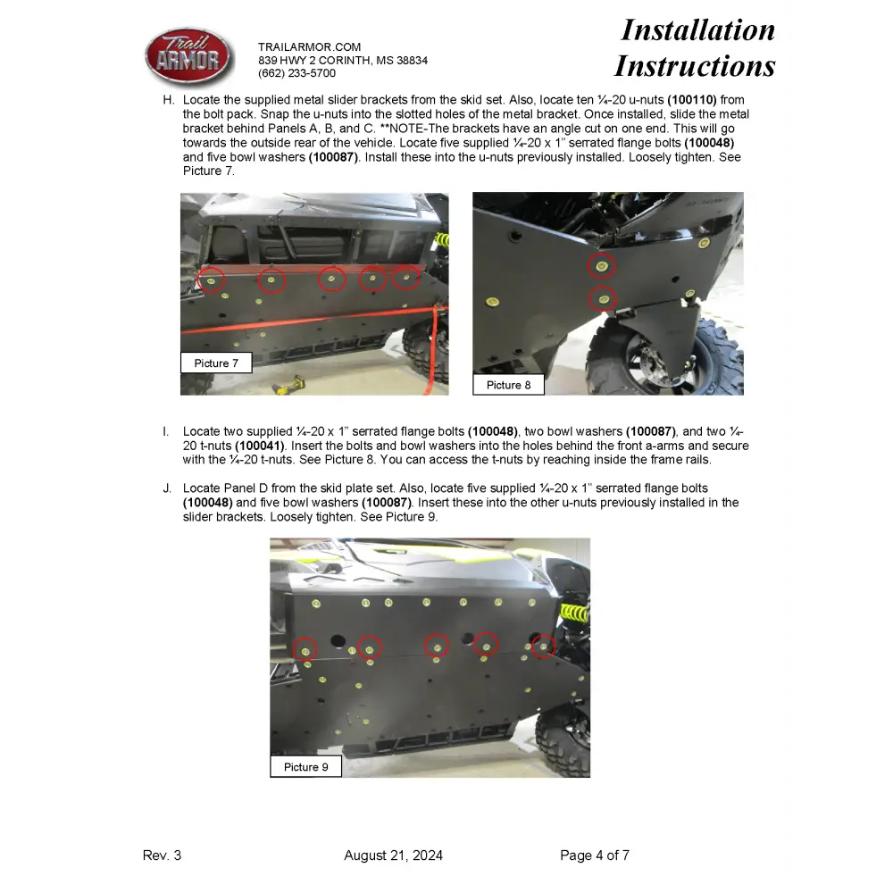 Trail Armor 2018 - 2019 Can Am Maverick Trail 800/1000 Maverick Trail DPS 800/1000 2019 Maverick Sport Maverick Sport