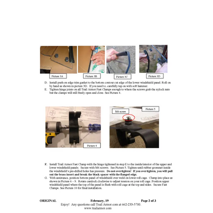 Trail Armor 2018 - 2022 Polaris RZR RS1 CoolFlo Windshield with Fast Clamps DoT Approved Rated AS4 - Windshields