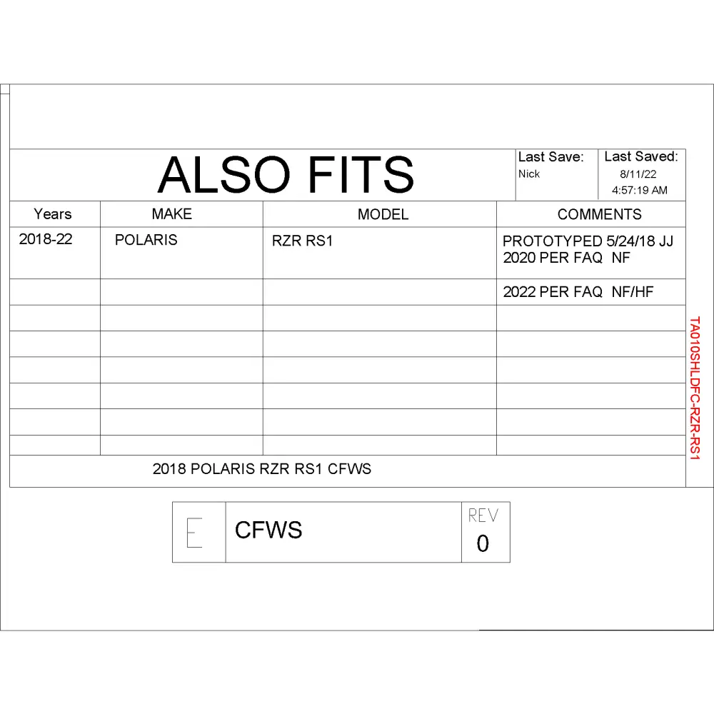 Trail Armor 2018 - 2022 Polaris RZR RS1 CoolFlo Windshield with Fast Clamps DoT Approved Rated AS4 - Windshields