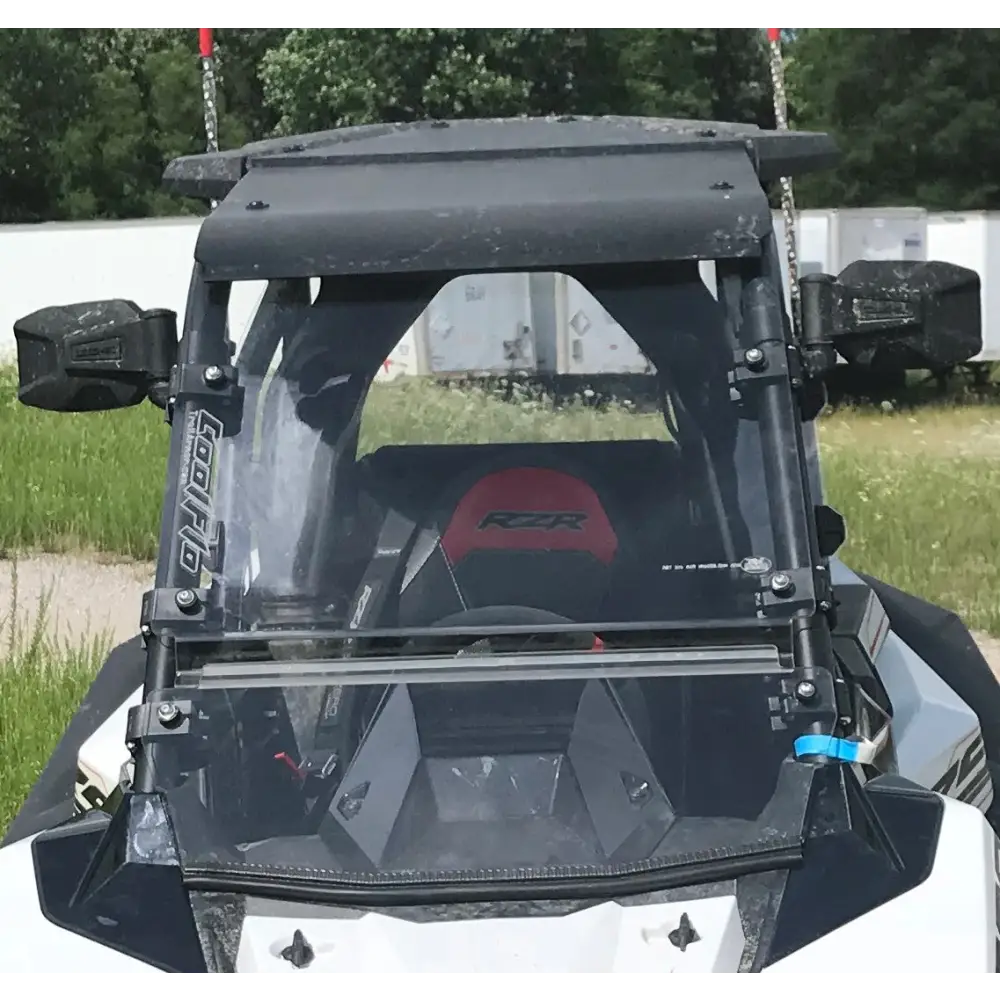 Trail Armor 2018 - 2022 Polaris RZR RS1 CoolFlo Windshield with Fast Clamps DoT Approved Rated AS4 - Windshields