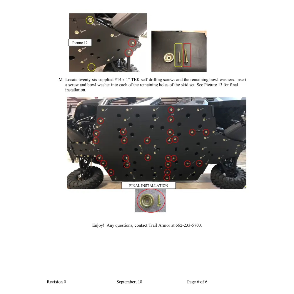 Trail Armor 2019 - 2020 Ranger XP 1000 Crew and 2020 Ranger 1000 Crew Full Skids - Skid Plates