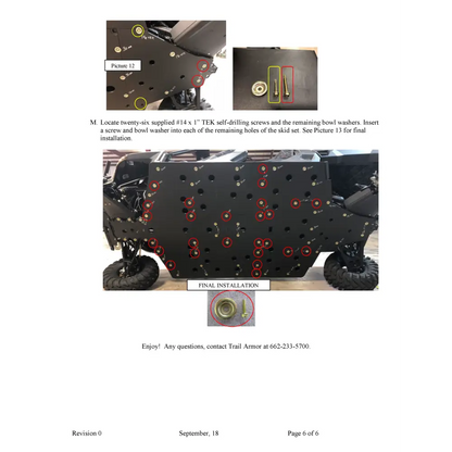 Trail Armor 2019 - 2020 Ranger XP 1000 Crew and 2020 Ranger 1000 Crew Full Skids - Skid Plates