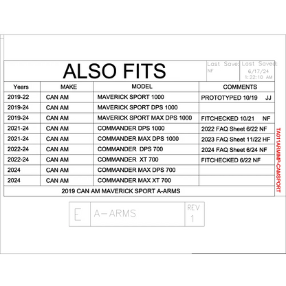 Trail Armor 2019 - 2022 Can Am Maverick Sport 2019 - 2023 Maverick Sport DPS Maverick Sport Max DPS 2021 - 2023