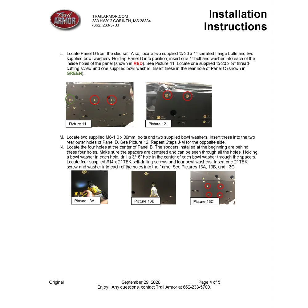 Trail Armor 2020 - 2024 Can Am Maverick Trail Maverick Sport and Commander Full Skids with Integrated Slider Nerfs