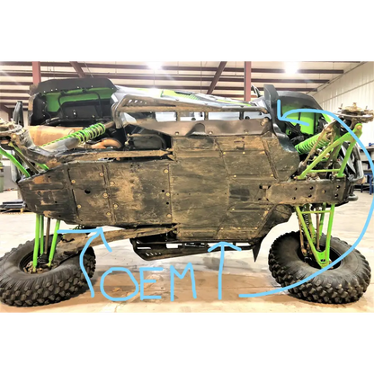 Trail Armor 2020 - 2024 Kawasaki KRX 1000 KRX 1000 Special Edition KRX 1000 Trail Edition and KRX 1000 eS Full Skids