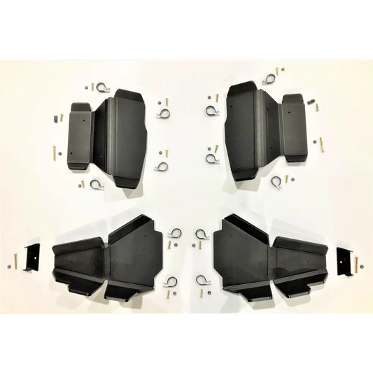 Trail Armor 2021 - 2025 Polaris Ranger XP 1000 and Ranger XP 1000 Crew FACTORY ARCHED A-arm Guards - BLACK - A-Arm