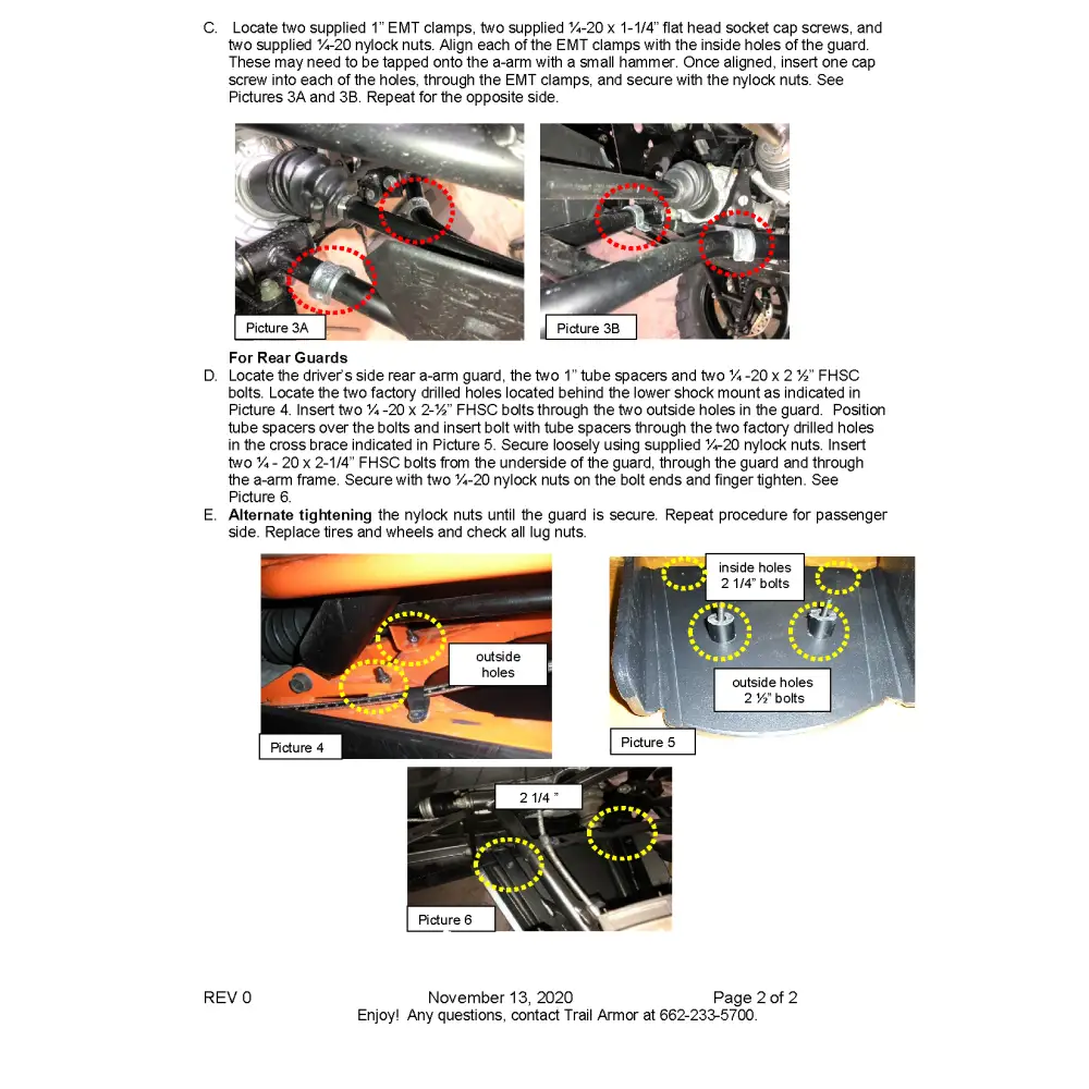 Trail Armor 2021 - 2025 Polaris Ranger XP 1000 Ranger XP 1000 Crew Ranger Crew 1000 Ranger 1000 2023 - 2024 Ranger XP