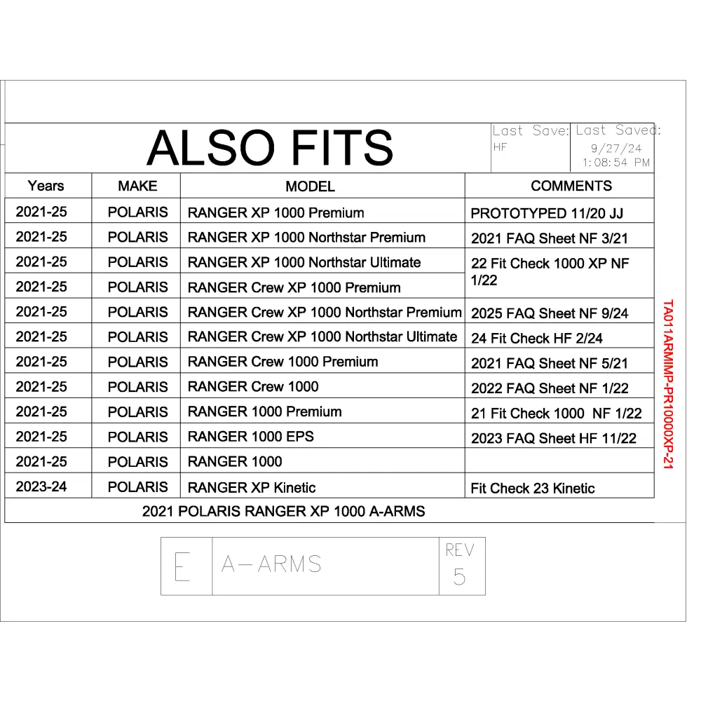 Trail Armor 2021 - 2025 Polaris Ranger XP 1000 Ranger XP 1000 Crew Ranger Crew 1000 Ranger 1000 2023 - 2024 Ranger XP