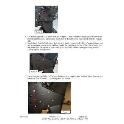 Trail Armor 2021 - 2025 Polaris Ranger XP 1000 Ranger XP Kinetic Ranger 1000 Full Skids - Skid Plates