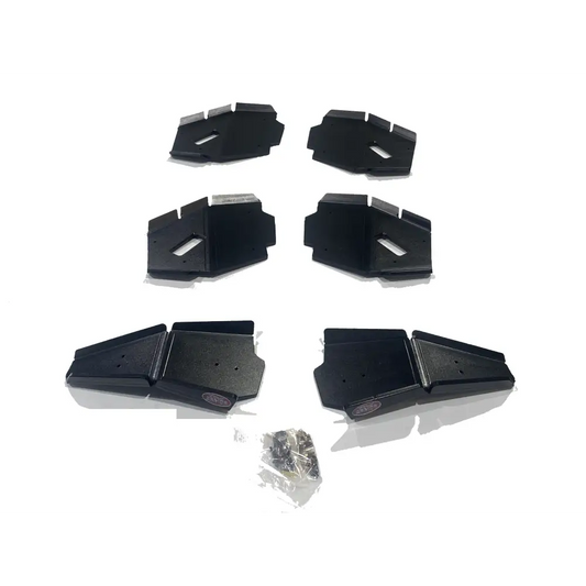 Trail Armor 2022 - 2024 Can Am Defender 6x6 Limited HD10 iMpact A-Arm Guards for FACTORY ARCHED A-ARMS - BLACK - A-Arm
