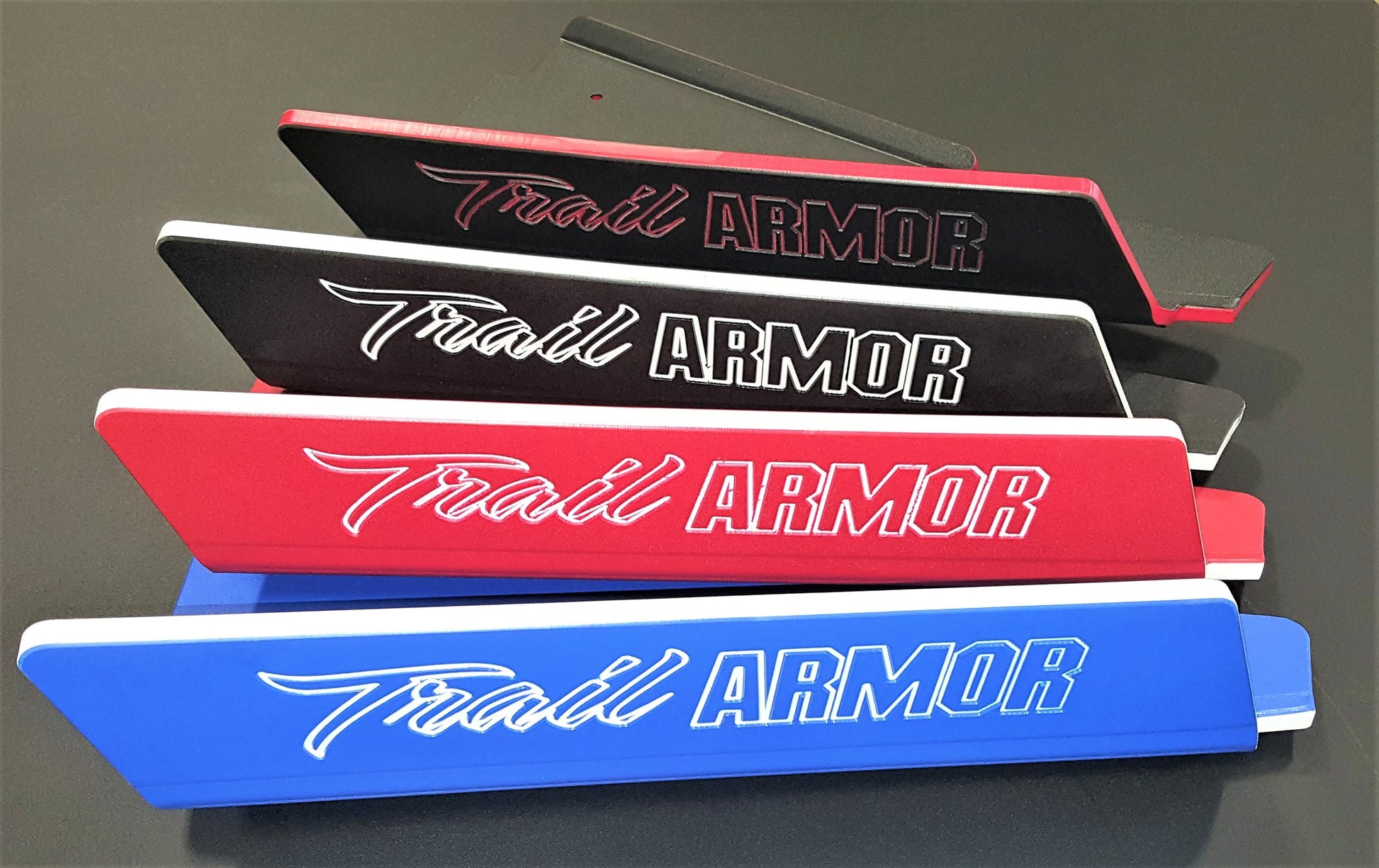 Trail Armor 2026 Kawasaki Teryx 4 H2 Teryx 4 H2 Deluxe eS Teryx 5 H2 Deluxe eS Front A-Arm Guards - BLACK/WHITE/BLACK