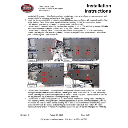 Trail Armor Arctic Cat Wildcat 4X Limited Wildcat 4 Limited Wildcat 4X Wildcat 4 Full Skids with Slider Nerfs 2013-2016