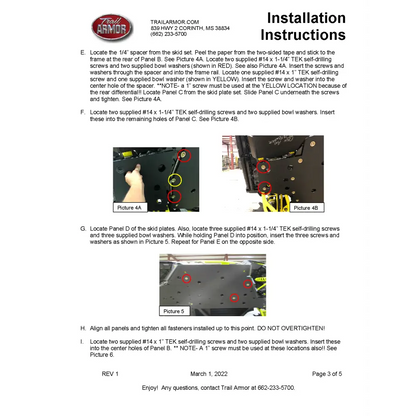 Trail Armor Can Am Defender 6x6 DPS HD10 6x6 XT HD10 6x6 Limited HD10 Full Skids 2020 - 2023 - Skid Plates