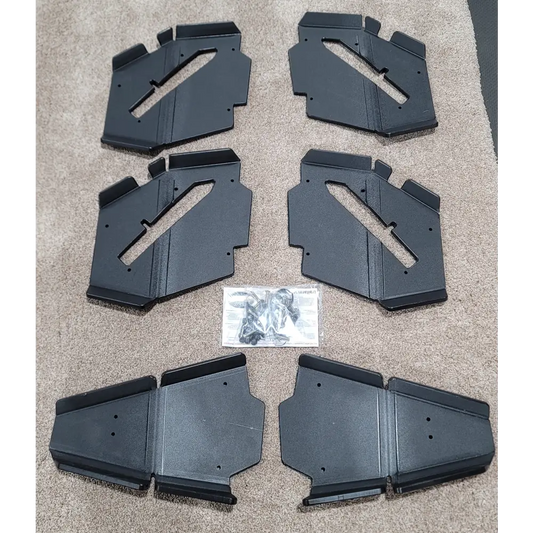 Trail Armor Can Am Defender 6x6 iMpact A-Arm Guards for FACTORY ARCHED A-ARMS - BLACK - A-Arm Guards
