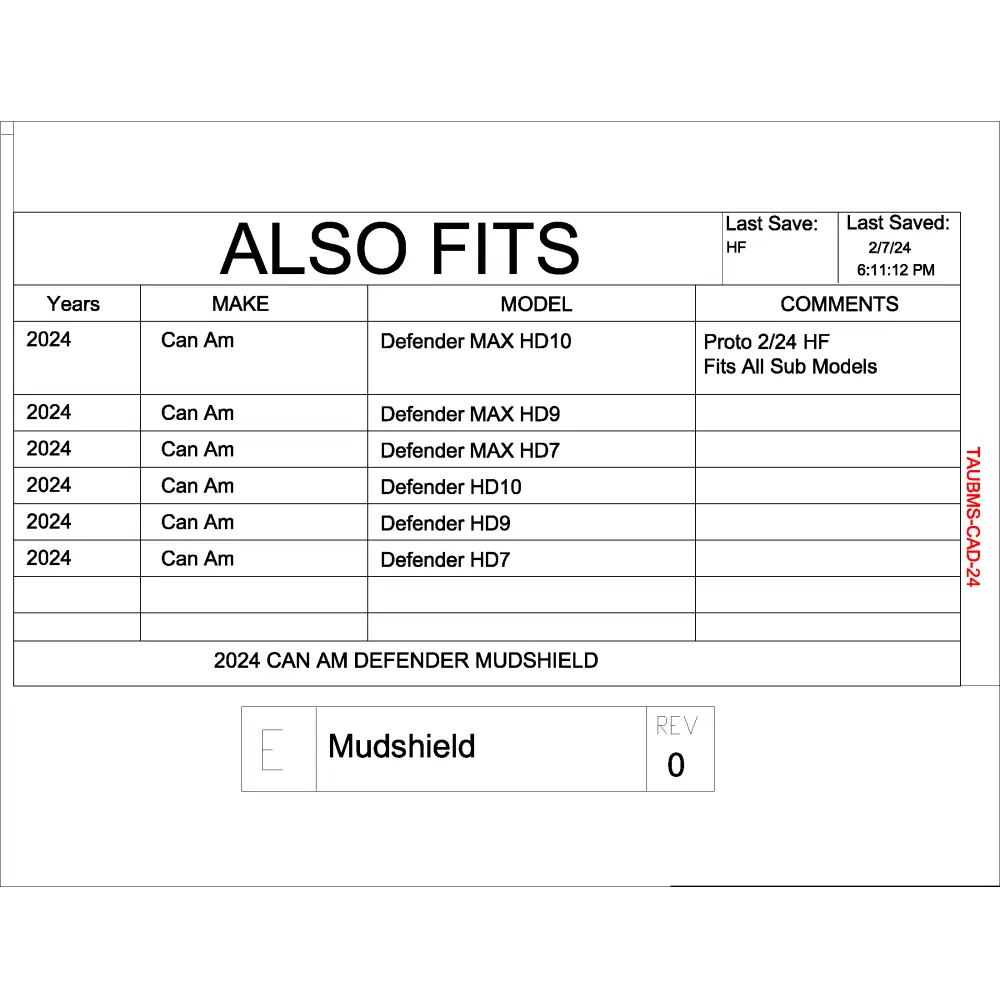 Trail Armor Can Am Defender HD7 Defender HD9 Defender HD10 Defender MAX HD7 Defender MAX HD9 Defender MAX HD10 Under