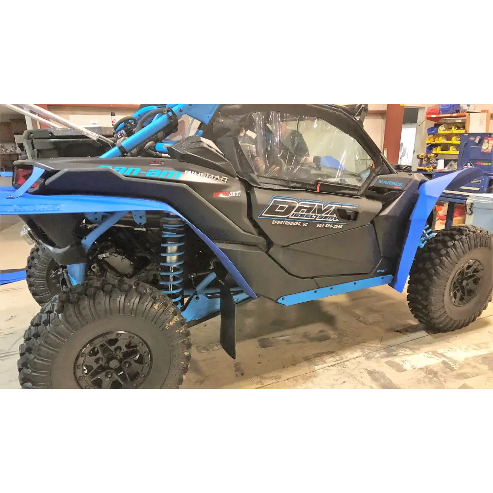 Trail Armor Can Am Maverick X3 and X3 Max Super Wide Mud Flap Fender Extensions - Mudshields
