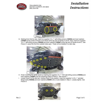 Trail Armor Can Am Maverick X3 Turbo X3 X DS Turbo R X3 X RS Turbo R X3 X MR Turbo X3 X RC Turbo X3 X DS Turbo RR X3 X