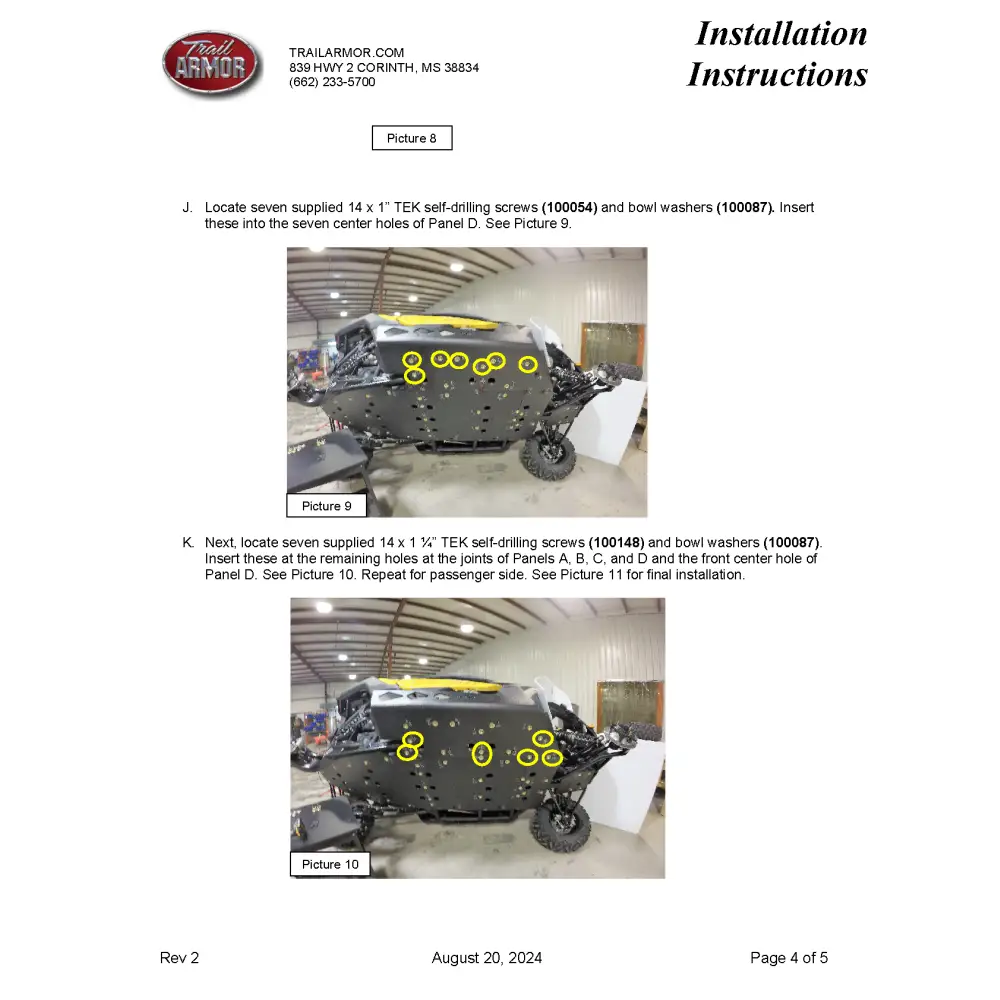 Trail Armor Can Am Maverick X3 Turbo X3 X DS Turbo R X3 X RS Turbo R X3 X MR Turbo X3 X RC Turbo X3 X DS Turbo RR X3 X