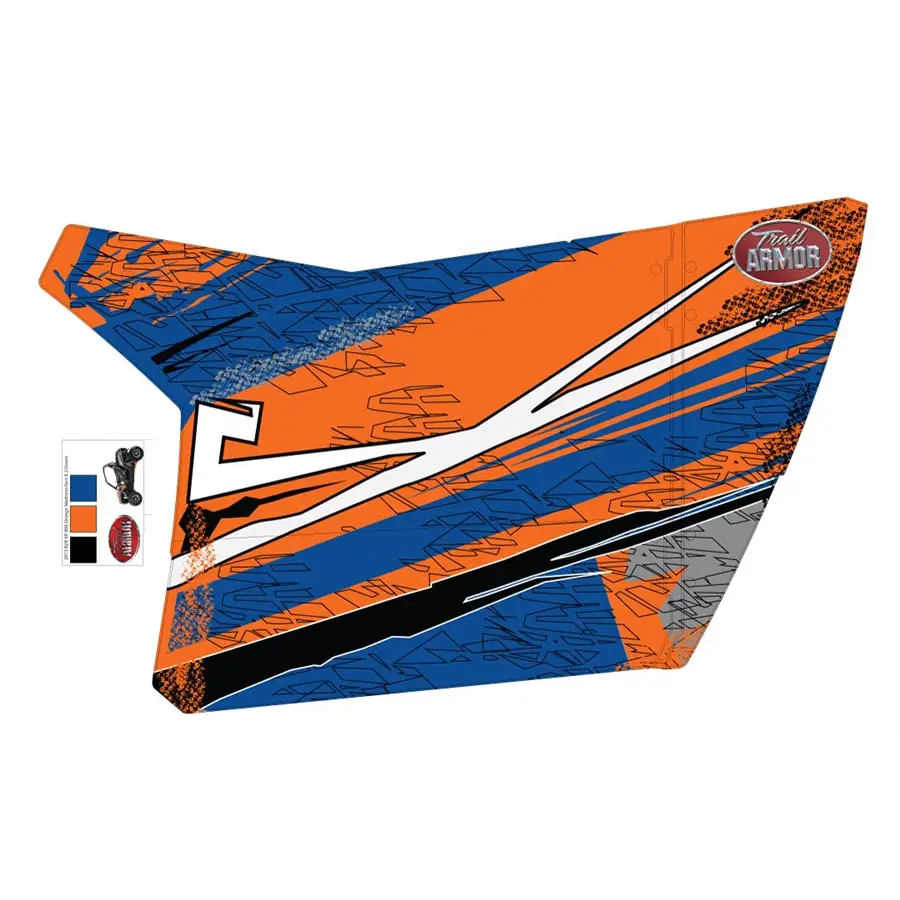 Trail Armor Gen X Two Door Graphics Kit - 2013 RZR XP 900 Orange Madness - Graphics